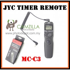 JYC Timer Remote MC-C3 for Canon 30D, 40D, 50D, 6D, 7D, 5D Mark II ,5D Mark III
